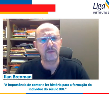 Autor Ilan Brenman participa de live especial com o Instituto de Ensino e Pesquisa Liga Solidária