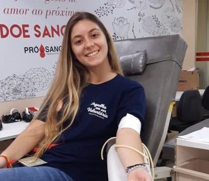 Alunos do Colégio Santa Amália realizam ação de Doação de Sangue