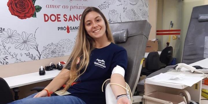 Alunos do Colégio Santa Amália realizam ação de Doação de Sangue
