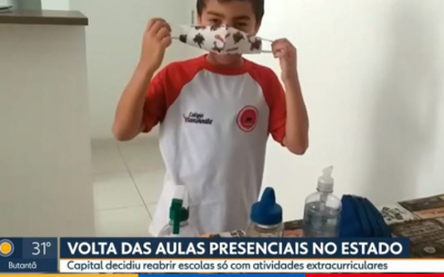 Aulas Presenciais no Estado: Colégio Santa Amália Tatuapé é destaque no SPTV