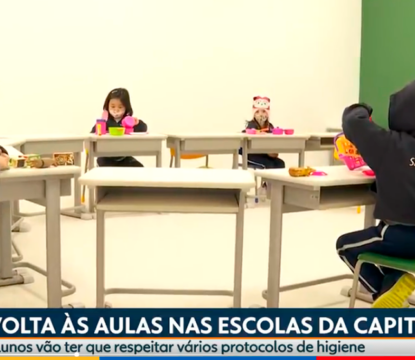 Em reportagens da Globo e da CNN, alunos dos Colégios Santa Amália aprovam volta às aulas presenciais com segurança