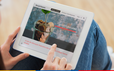 Conheça o “Partiu Poupar”, um site de educação financeira produzido pelos alunos do Colégio Santa Amália