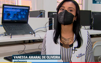 Projeto de capacitação digital do Colégio Santa Amália é referência de educação e tecnologia durante a pandemia no jornal SBT Brasil