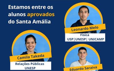 Alunos do Colégio Santa Amália Saúde e Maple Bear Tatuapé são aprovados em vestibulares 2023!