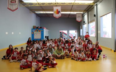 Maple Bear Tatuapé promove atividade sobre higiene bucal para o Ensino Infantil.